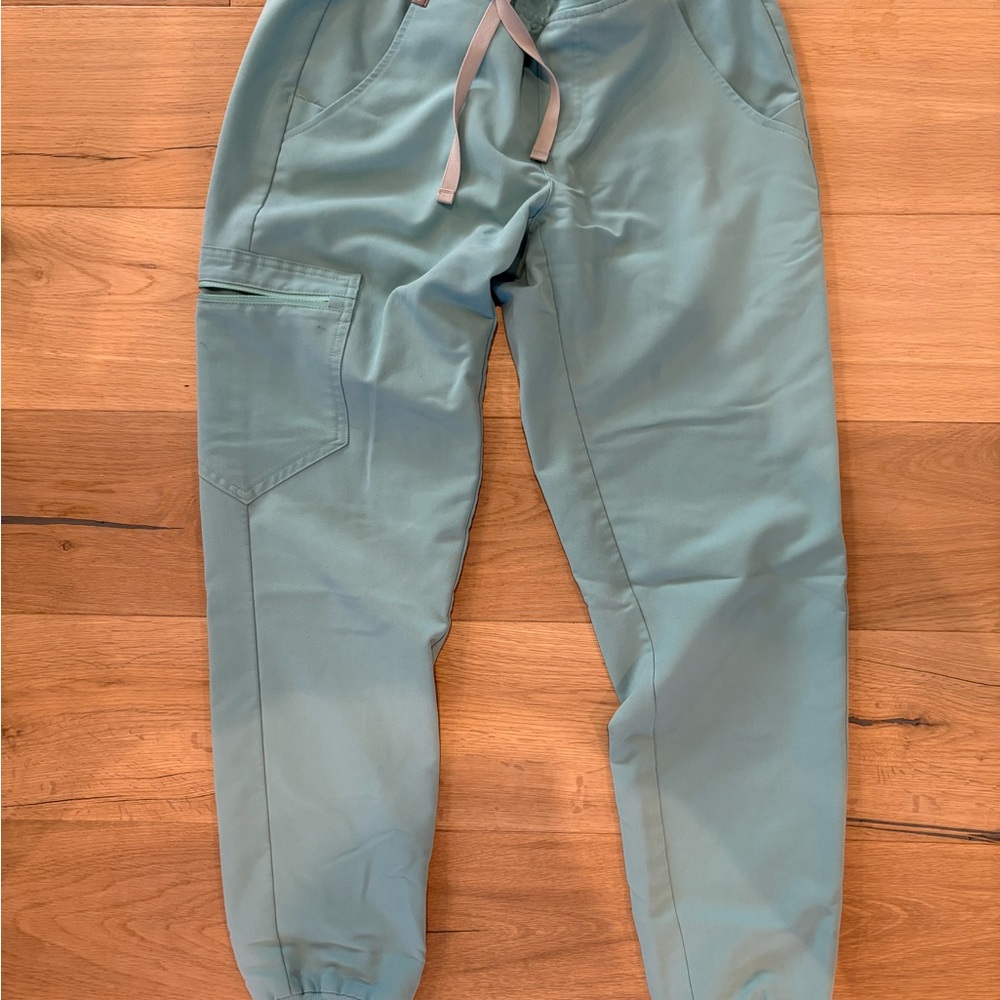 Figs Teal Technical Collection Pants